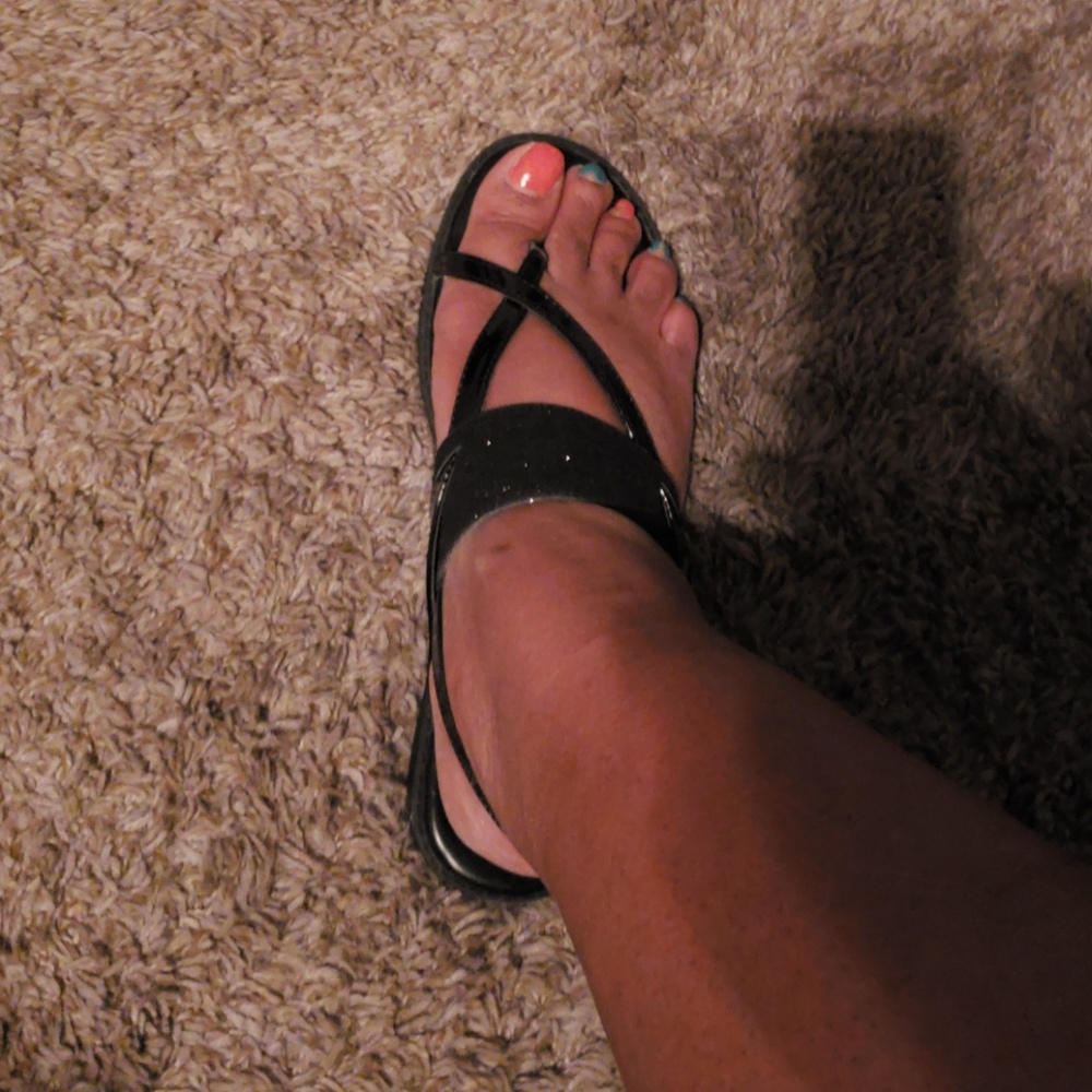 🌚Black sandals🌚